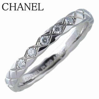 シャネル(CHANEL)のシャネル ココクラッシュ ダイヤ リング スモール #57 PT950 5PD 幅2.8mm 保証書（2021年） 箱 新品仕上げ済 CHANEL【15750】(リング(指輪))