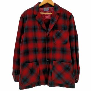 PENDLETON - 美品 sea green 日本製 ネイティブ柄ウールジャケットの