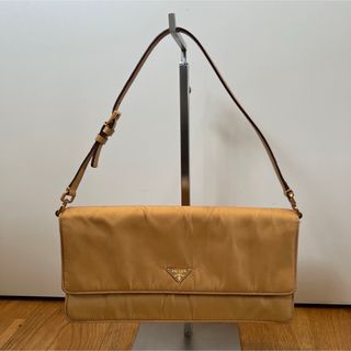 プラダ(PRADA)の【美品】prada ナイロン×レザー　ワンショルダー　肩掛け　レディース(ショルダーバッグ)