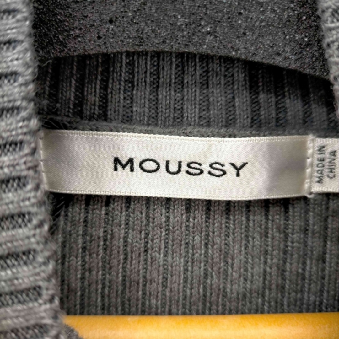 moussy(マウジー)のmoussy(マウジー) RIB ニットドレス レディース ワンピース レディースのワンピース(その他)の商品写真
