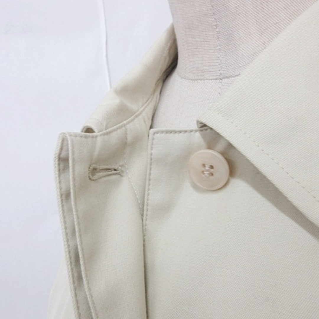 Calvin Klein(カルバンクライン)のカルバンクライン コート ステンカラーコート ロング 比翼 綿 ベージュ 7 レディースのジャケット/アウター(その他)の商品写真