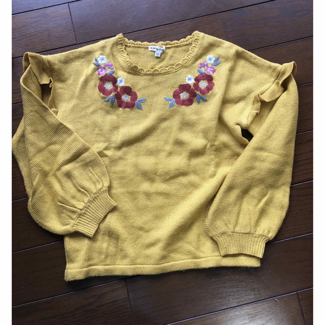 anyFAM(エニィファム)のanyFAN 2枚 キッズ/ベビー/マタニティのキッズ服女の子用(90cm~)(ニット)の商品写真