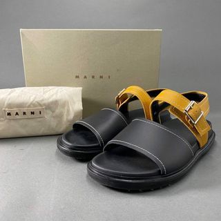 Marni - b6 MARNI マルニ レザー ストラップ サンダル シューズ 