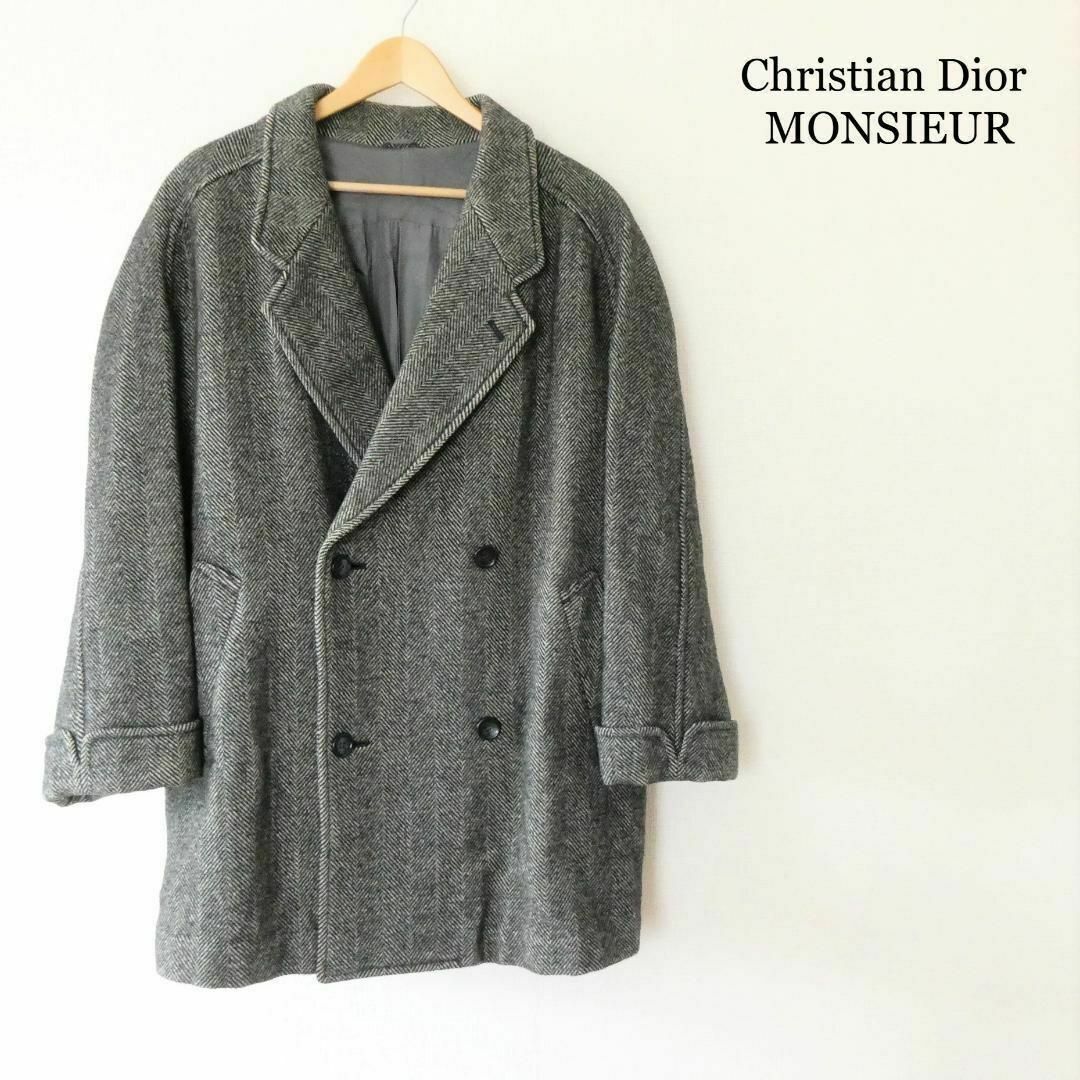 Christian Dior(クリスチャンディオール)の美品 Christian Dior MONSIEUR ロング チェスターコート メンズのジャケット/アウター(チェスターコート)の商品写真