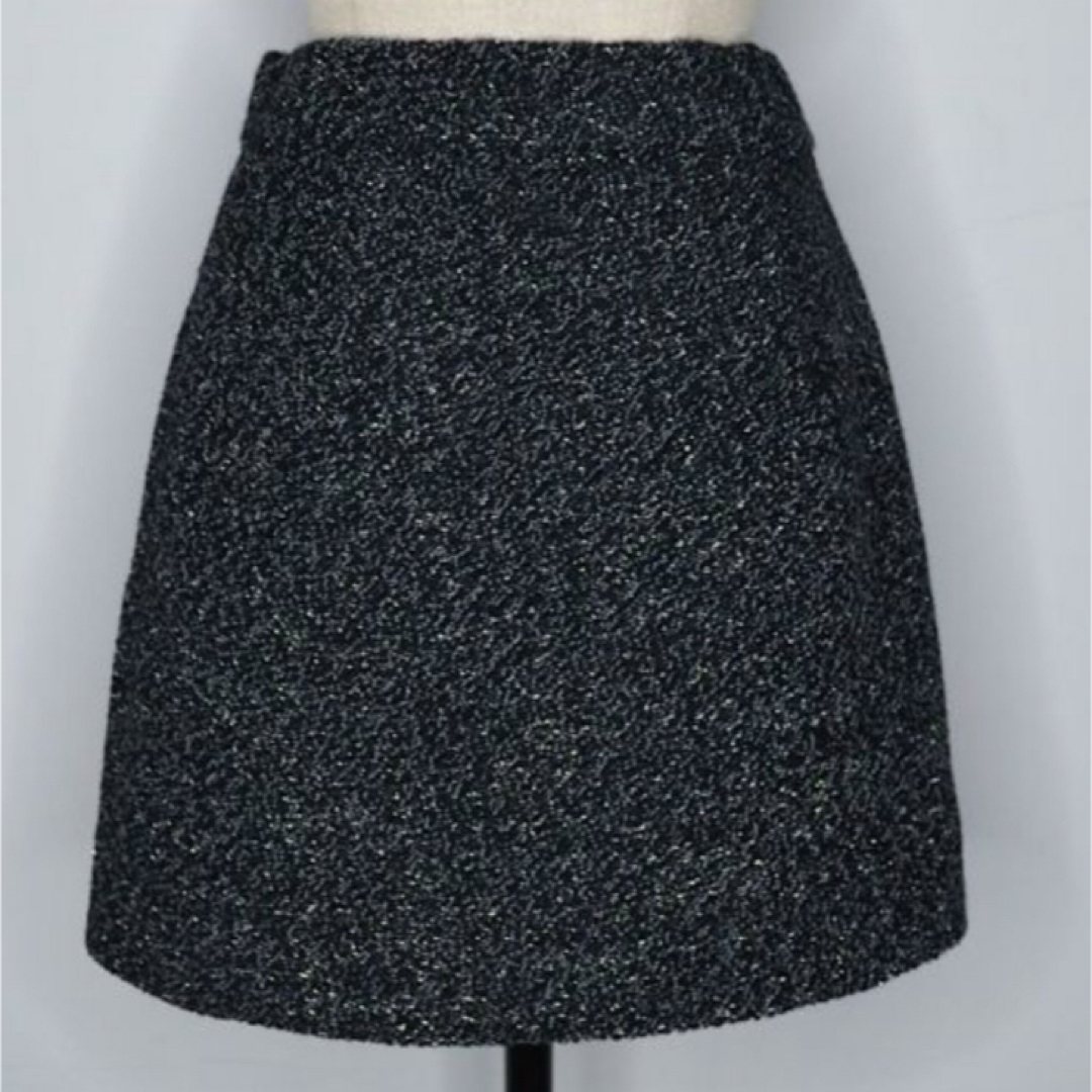 シェリエ sheller Glitterツイードボタンスカートの通販 by xoxo.shop シェリエ sheller Glitterツイードボタンスカートの通販 by xoxo.shop