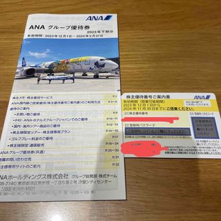 ANA 株主優待券　グループ優待券(航空券)