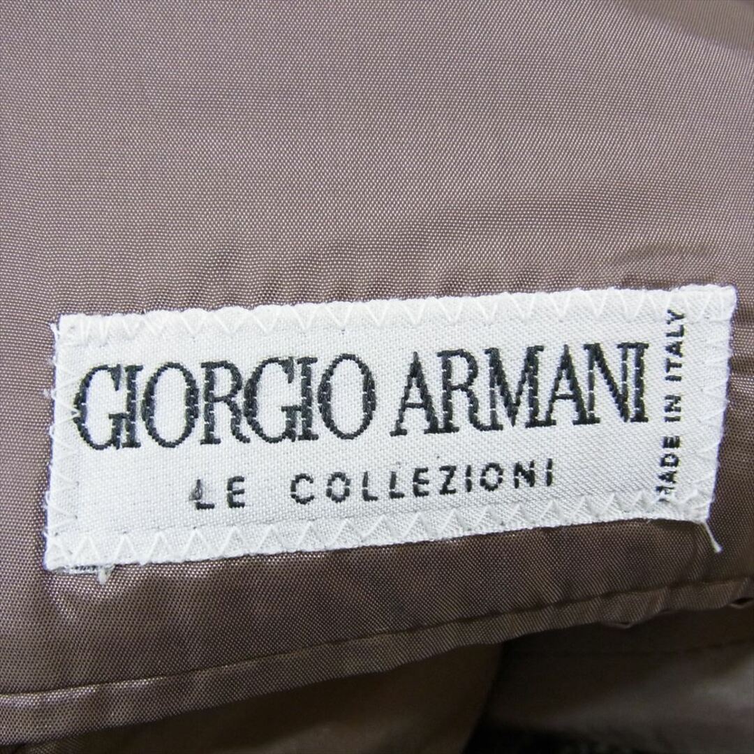 Giorgio Armani(ジョルジオアルマーニ)のGIORGIO ARMANI ジョルジオアルマーニ イタリア製 ヴァージン ウール ツイード 3B テーラード ジャケット ブラウン系 36【中古】 メンズのジャケット/アウター(テーラードジャケット)の商品写真