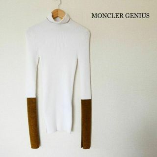 モンクレール(MONCLER)の極美品 モンクレールジーニアス リブニット タートルネック セーター(ニット/セーター)