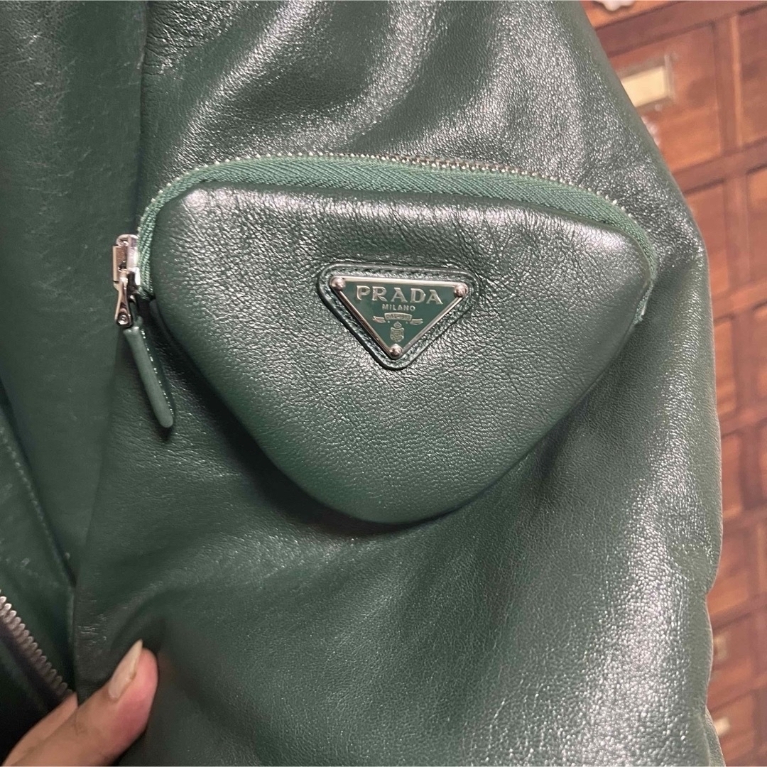 PRADA - 21AW Prada raf simons Nappa leather ボンバーの通販 PRADA - 21AW Prada raf simons Nappa leather ボンバーの通販