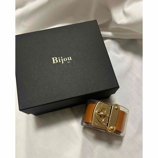 【新品未使用】Bijou R.I レザーブレスレット