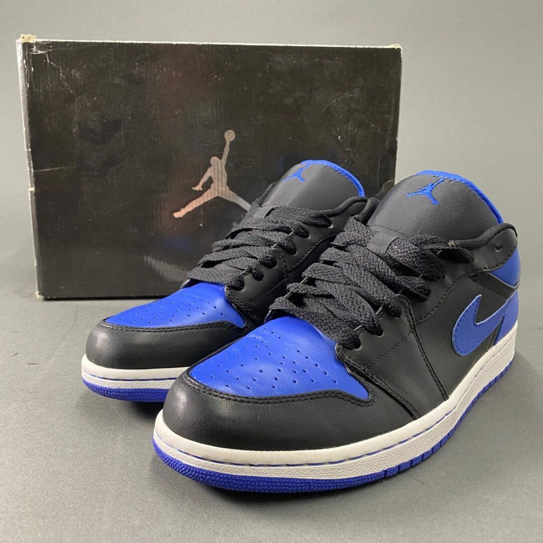 NIKE(ナイキ)のb6 NIKE ナイキ Air Jordan 1 Phat Low Varsity Royal 338145-041 エアジョーダン ローカットスニーカー シューズ 29 ブラック ブルー メンズの靴/シューズ(スニーカー)の商品写真