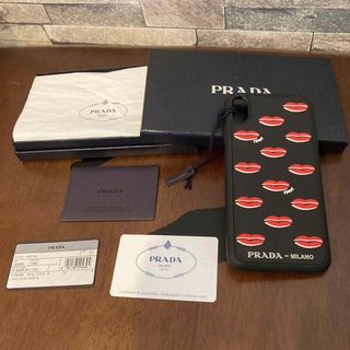 プラダ(PRADA)のプラダ　iPhoneX/XS スマホケース　唇柄(iPhoneケース)