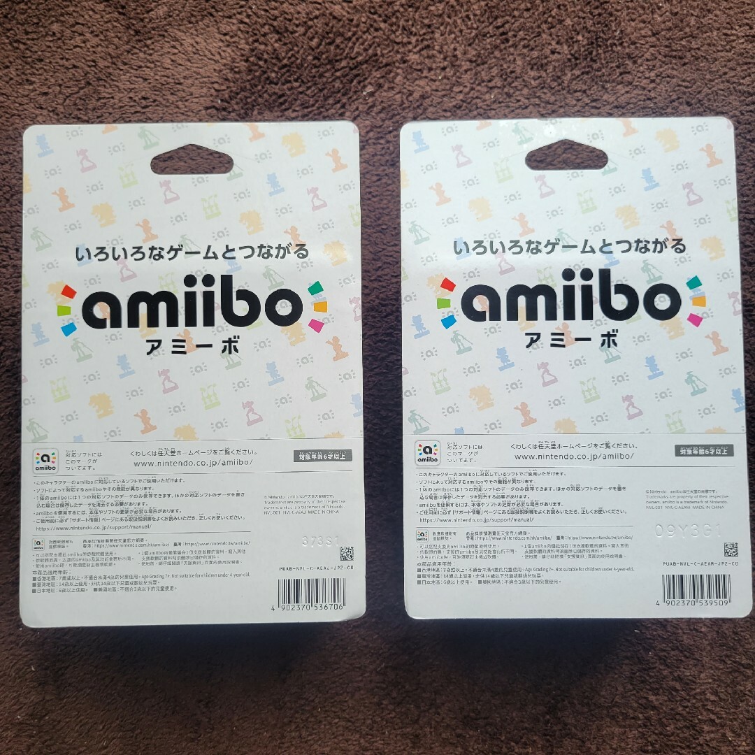 amiibo アミーボ スプラトゥーン ネオンピンク ヒメ 計2点 エンタメ/ホビーのフィギュア(ゲームキャラクター)の商品写真