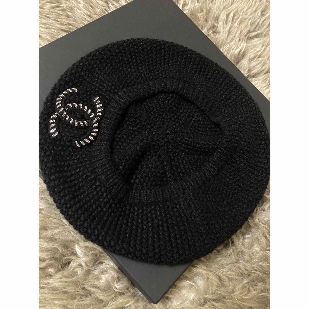 CHANEL - シャネル♥️カシミア ベレー帽 の通販 by らら CHANEL - シャネル♥️カシミア ベレー帽 の通販 by らら