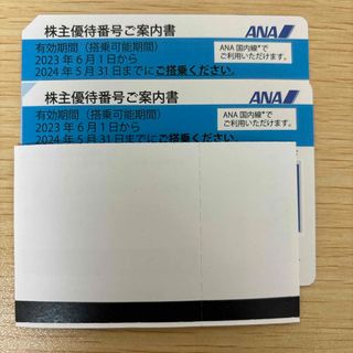 エーエヌエー(ゼンニッポンクウユ)(ANA(全日本空輸))のANA株主優待券2枚(航空券)