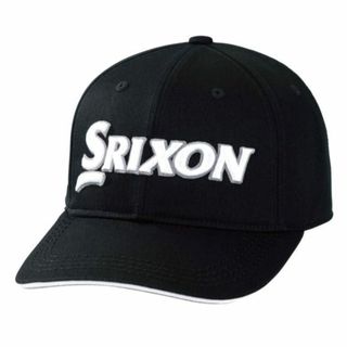 スリクソン(Srixon)のSRIXON(スリクソン) ゴルフキャップ ブラックホワイト(ウエア)