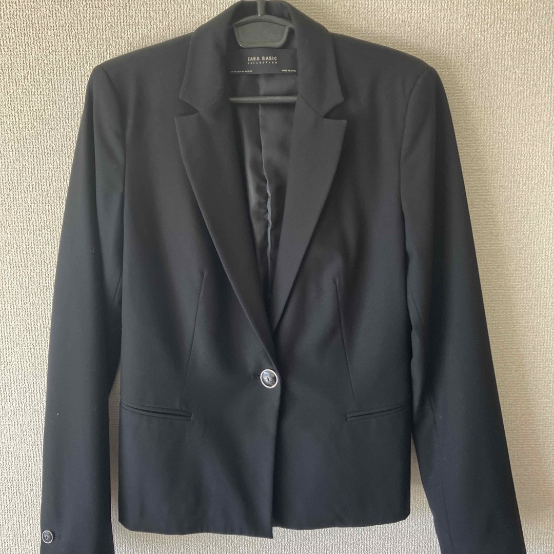 ZARA - ZARA ザラ セットアップ スーツ レディース ブラックの ZARA - ZARA ザラ セットアップ スーツ レディース ブラックの