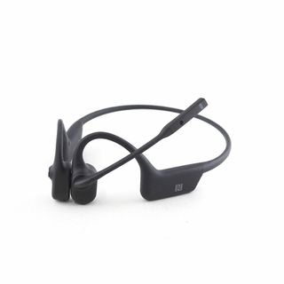 アフターショックス(AFTERSHOKZ)のSHOKZ OPEN COMM  C102 骨伝導イヤホン USED品 AFT-EP-000028 ブラック IP55 防水 ブームマイク 耳を塞がない AfterShokz 完動品 S V0014(ヘッドフォン/イヤフォン)