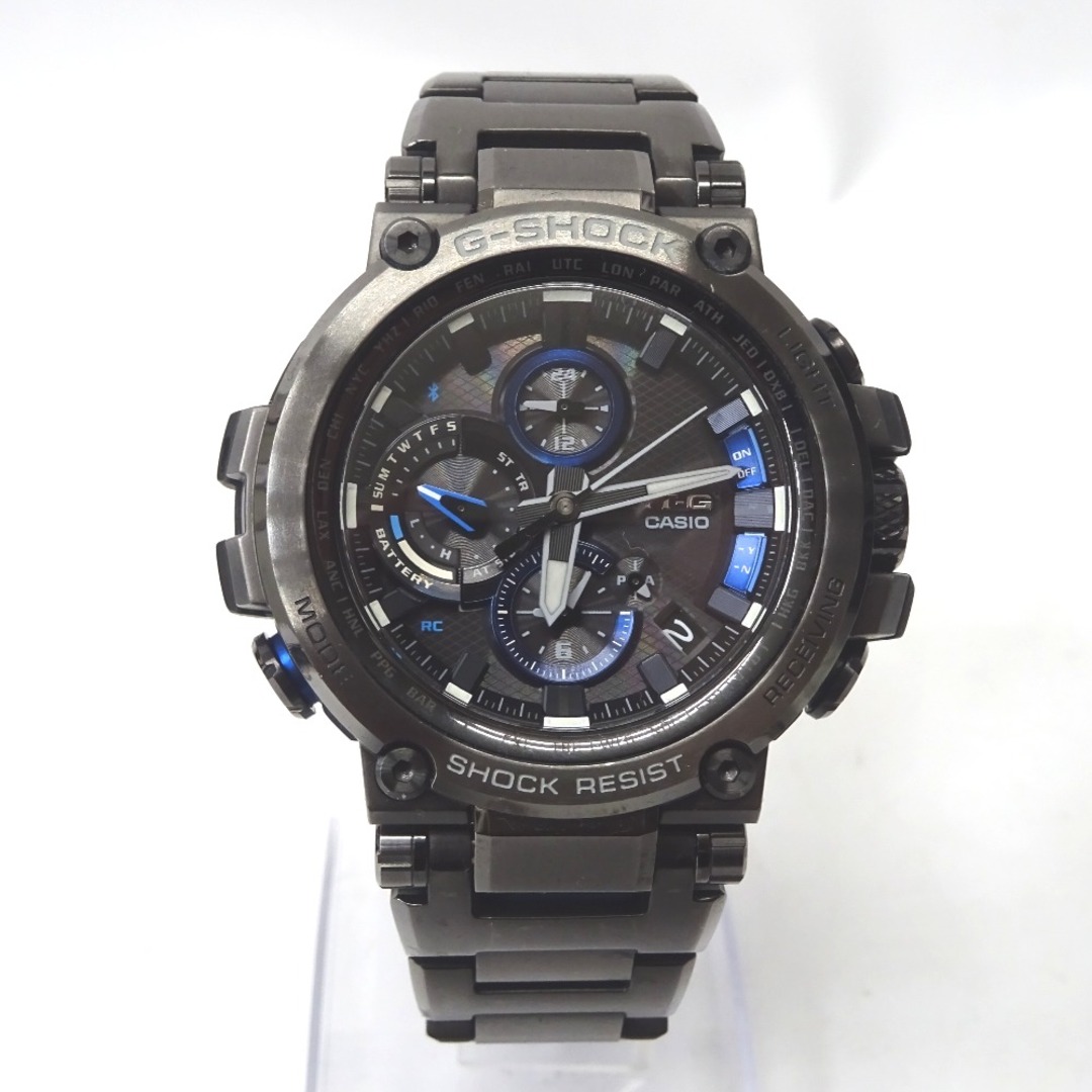 CASIO(カシオ)のカシオ 腕時計
 G-SHOCK MTG-B1000BD-1AJF ブラック×ブルー Ft1166421 中古 メンズの時計(腕時計(デジタル))の商品写真