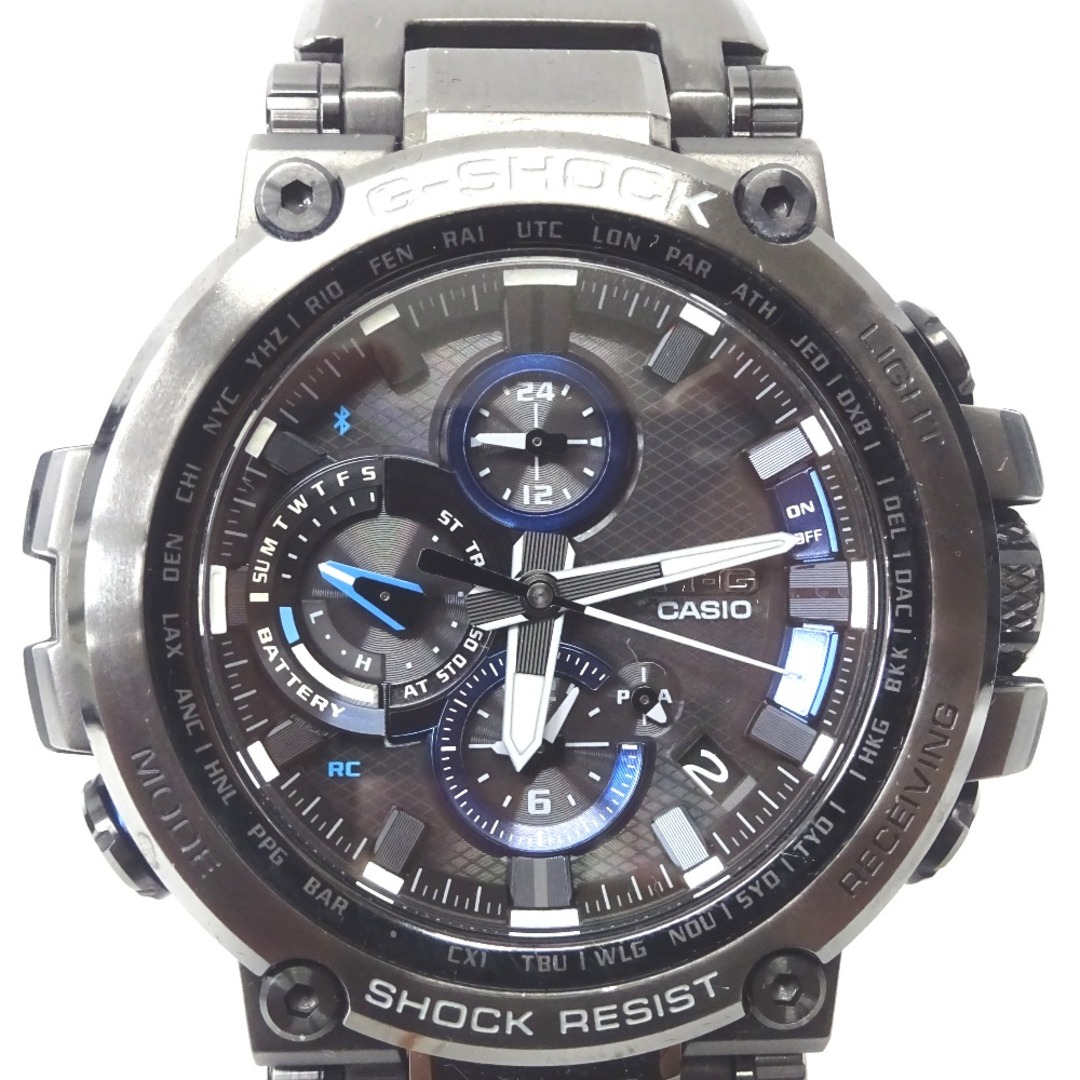 CASIO(カシオ)のカシオ 腕時計
 G-SHOCK MTG-B1000BD-1AJF ブラック×ブルー Ft1166421 中古 メンズの時計(腕時計(デジタル))の商品写真