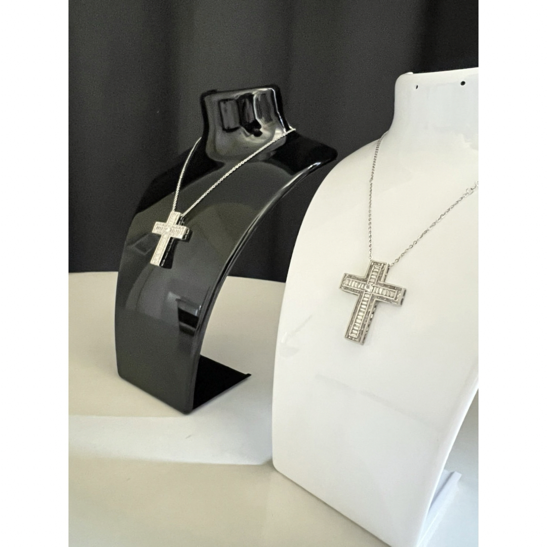 ダイヤ　バゲットダイヤ　おしゃれ　高価　人気　十字架型necklace  メンズのアクセサリー(ネックレス)の商品写真