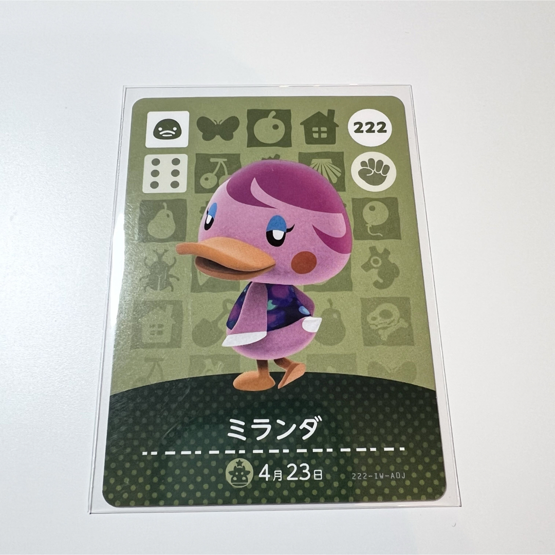 任天堂(ニンテンドウ)のミランダ　amiiboカード　どうぶつの森 エンタメ/ホビーのアニメグッズ(カード)の商品写真