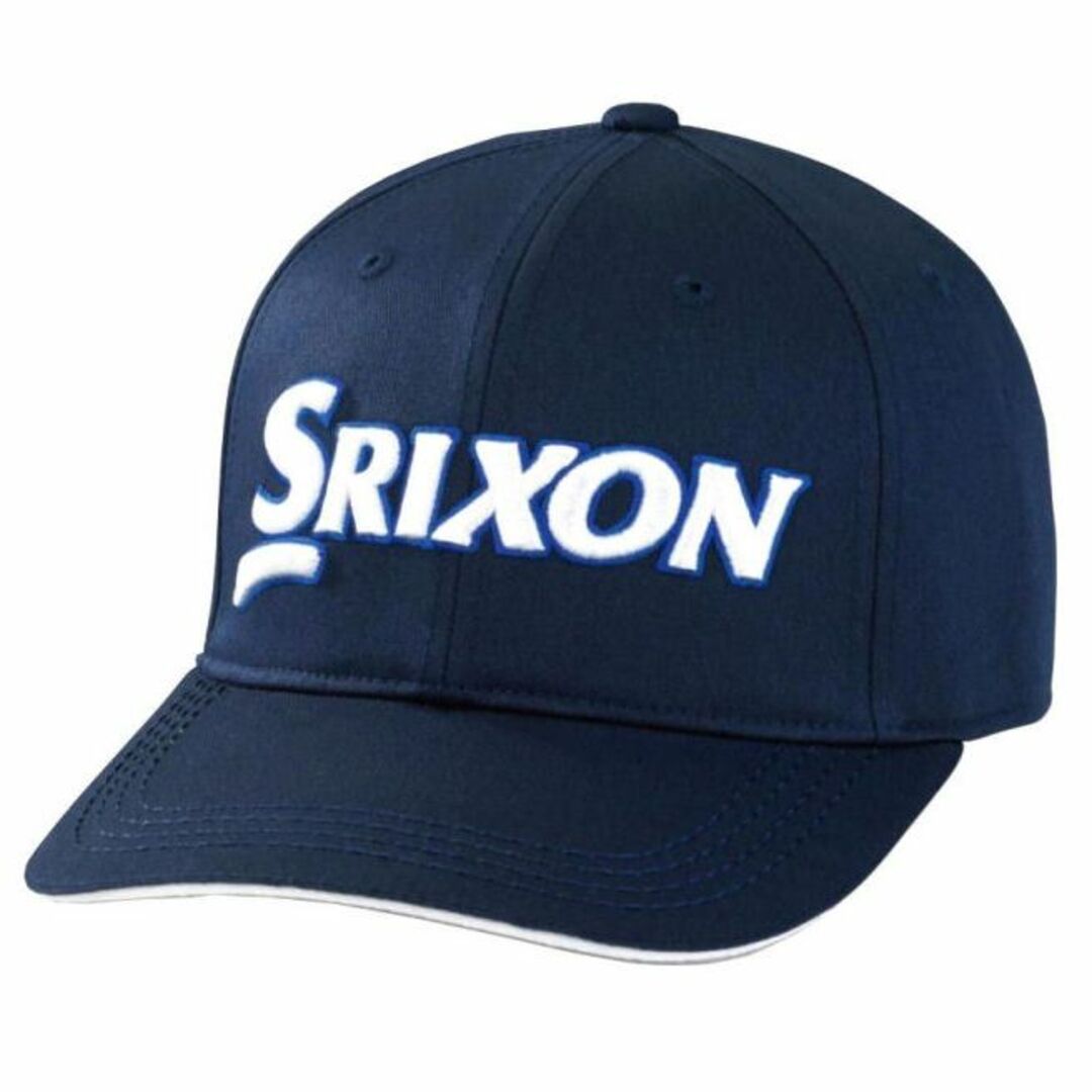 Srixon(スリクソン)のSRIXON(スリクソン) ゴルフキャップ ネイビーホワイト スポーツ/アウトドアのゴルフ(ウエア)の商品写真