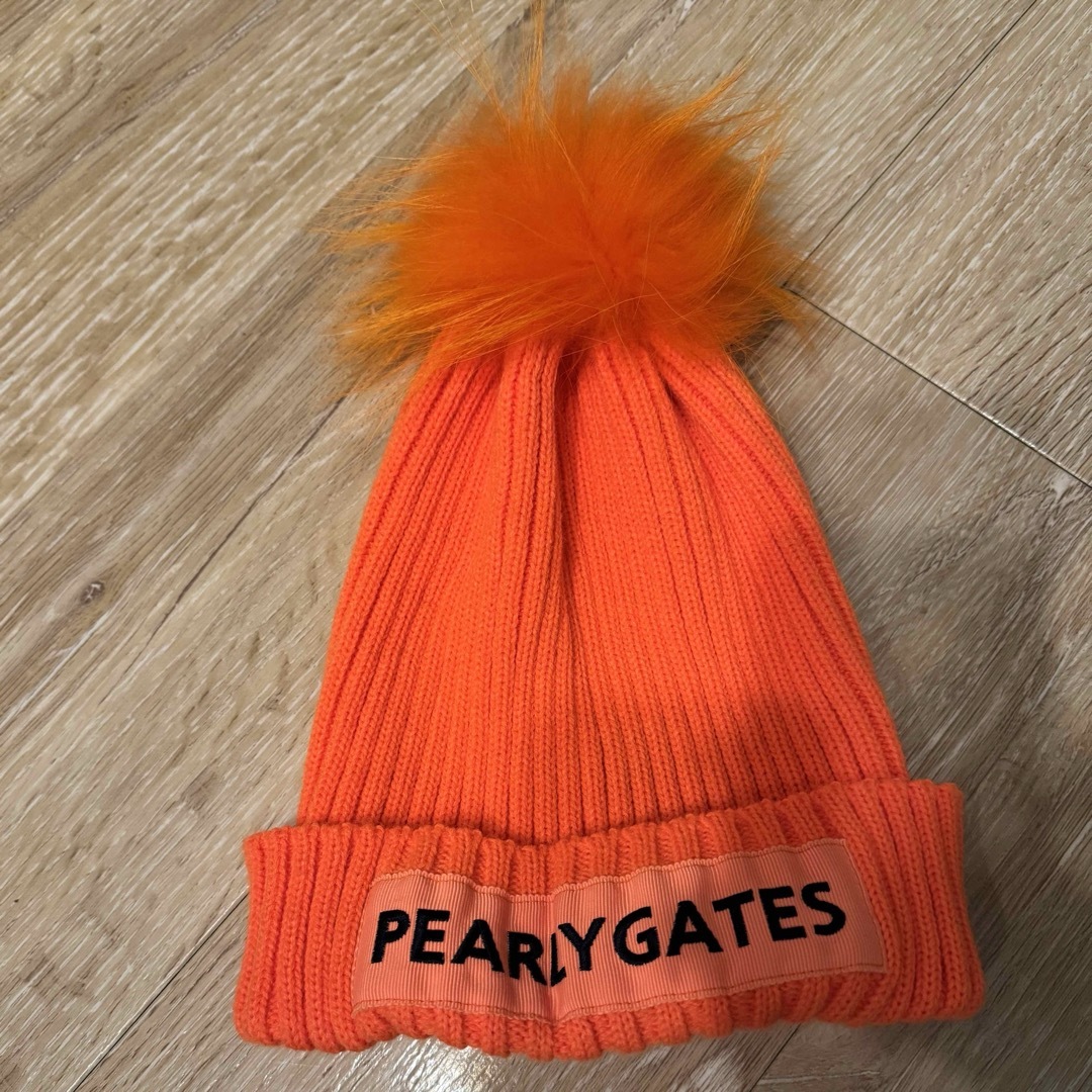 PEARLY GATES(パーリーゲイツ)のPEARLYGATES ニット帽 スポーツ/アウトドアのゴルフ(ウエア)の商品写真