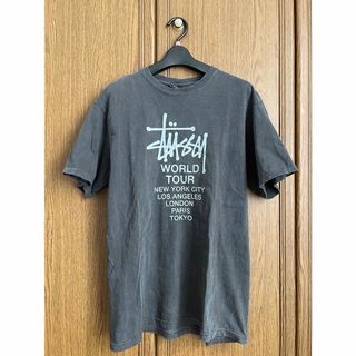 STUSSY - ☆レア☆ ステューシー Tシャツ シャドーマン ネイビー Ｍの