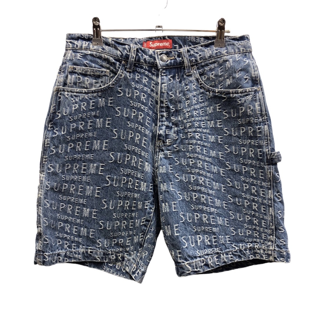 Supreme Warp Jacquard Logos Denim Supreme Warp Jacquard Logos Denim