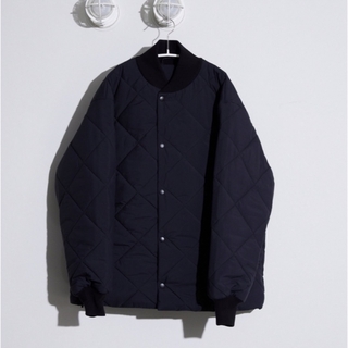everyone random quilted jacket black M(ブルゾン)
