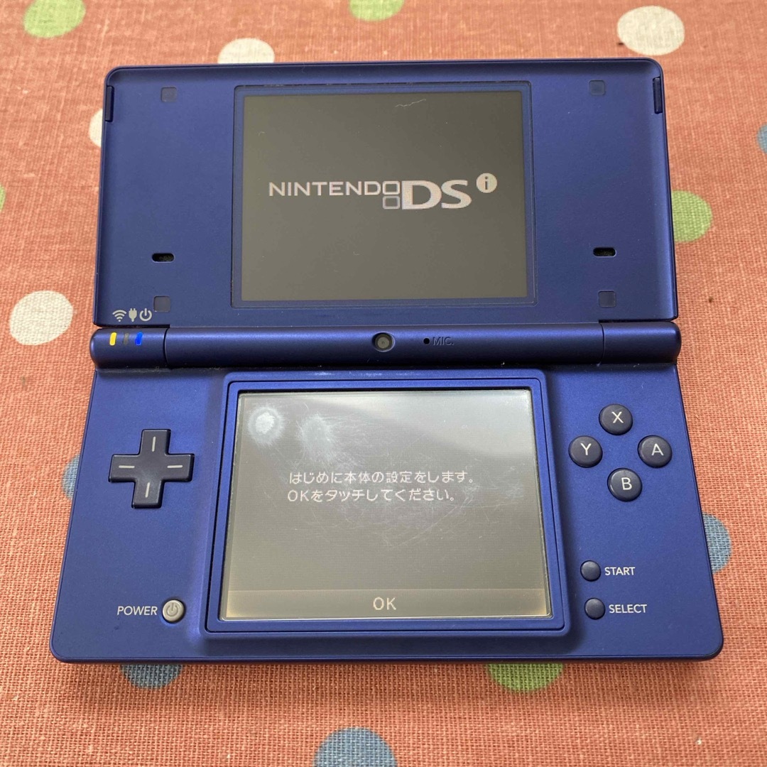 任天堂(ニンテンドウ)のNintendo DSi ブルー　ジャンク エンタメ/ホビーのゲームソフト/ゲーム機本体(携帯用ゲーム機本体)の商品写真