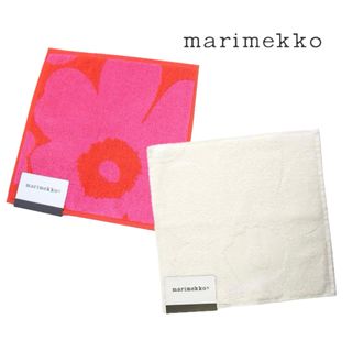 マリメッコ(marimekko)の◎マリメッコ Marimekko ミニタオル 2枚セット◎ウニッコ ハンカチ(ハンカチ)