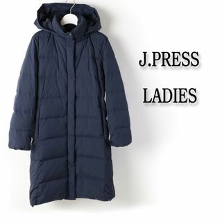 ジェイプレスレディス(J.PRESS LADIES)の033 新品 ジェイプレス ブラッシュド ロング ダウン コート レディース 9(ダウンコート)