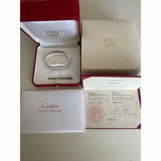 カルティエ(Cartier)のカルティエ☆ラブブレス☆17☆ハーフダイヤ☆6(ブレスレット/バングル)