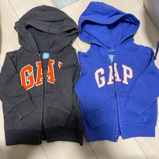 ベビーギャップ(babyGAP)のベビーギャップ　90.95 パーカー　2枚(ジャケット/上着)