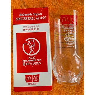 2002サッカーワールドカップ記念　サッカーボールグラス　マクドナルドオリジナル