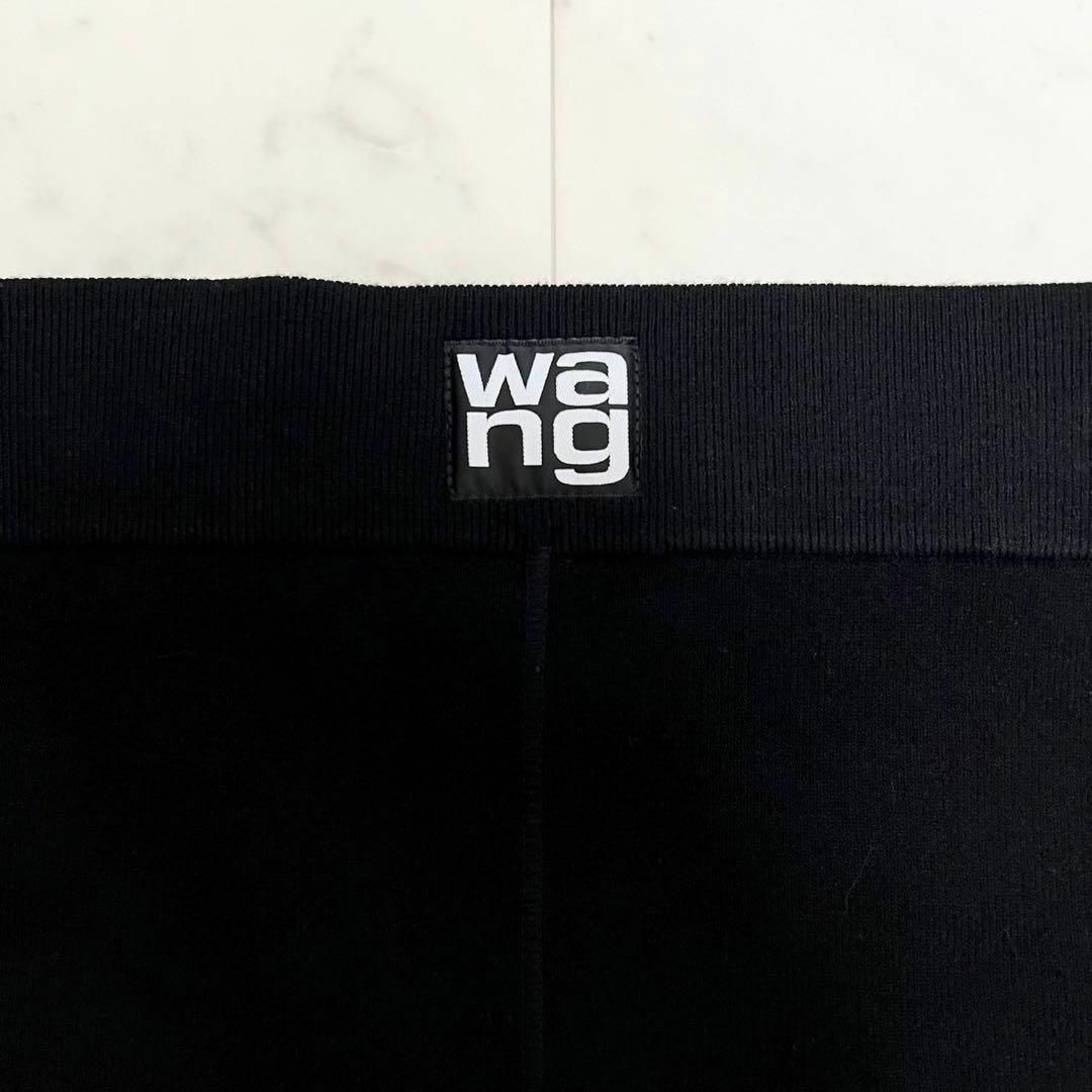VERYboutique美品 Alexander wang ロゴワッペン ニットペンシルスカート 黒