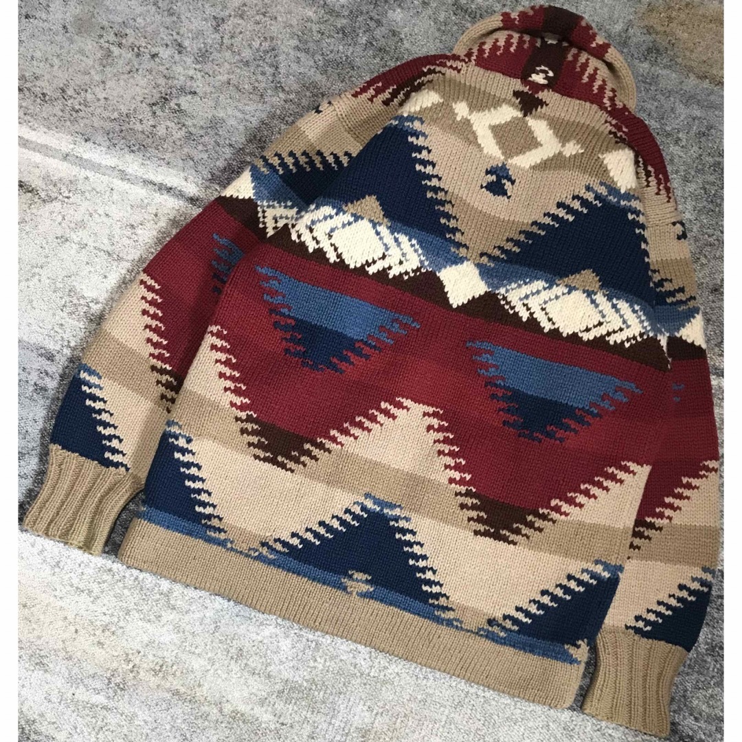 POLO RALPH LAUREN - 極上のネイティブ柄 肉厚 90's ポロ POLO RALPH LAUREN - 極上のネイティブ柄 肉厚 90's ポロ