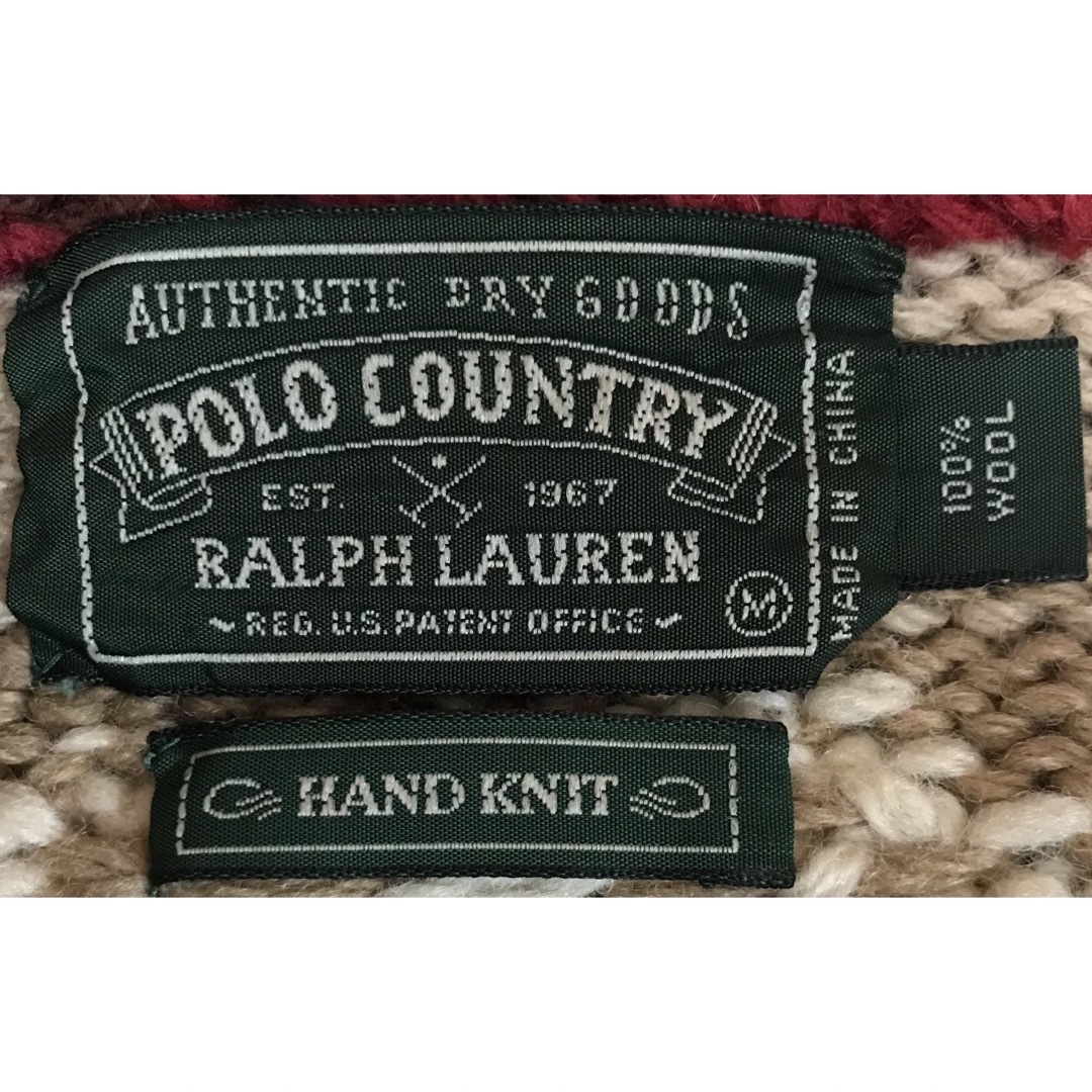 POLO RALPH LAUREN - 極上のネイティブ柄 肉厚 90's ポロ POLO RALPH LAUREN - 極上のネイティブ柄 肉厚 90's ポロ