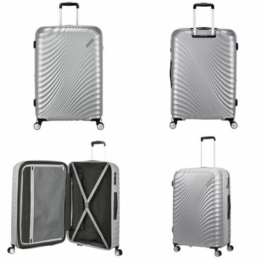 Samsonite(サムソナイト)の(KP0186)訳あり アメリカンツーリスター ジェットグラム77cm シルバー レディースのバッグ(スーツケース/キャリーバッグ)の商品写真