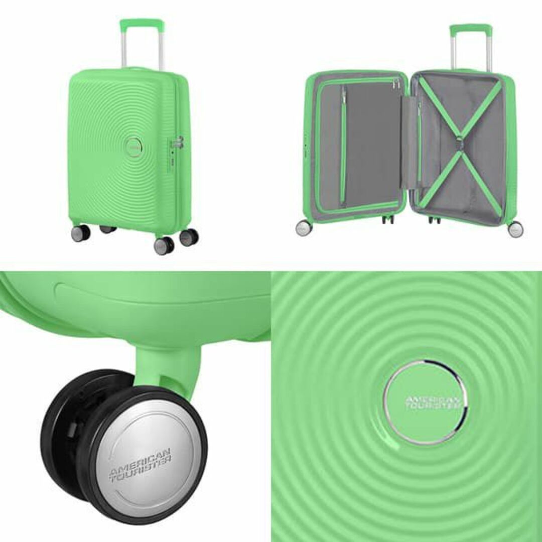 Samsonite(サムソナイト)の(KP0218)訳あり アメリカンツーリスター サウンドボックス55cmグリーン レディースのバッグ(スーツケース/キャリーバッグ)の商品写真