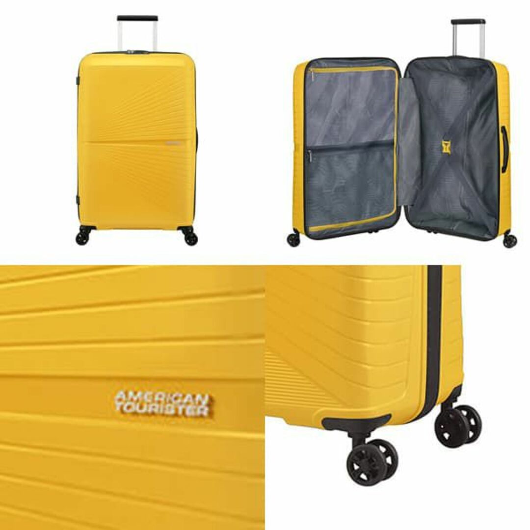 Samsonite(サムソナイト)の(KP0227)訳あり アメリカンツーリスター エアーコニック 77cm レモン レディースのバッグ(スーツケース/キャリーバッグ)の商品写真