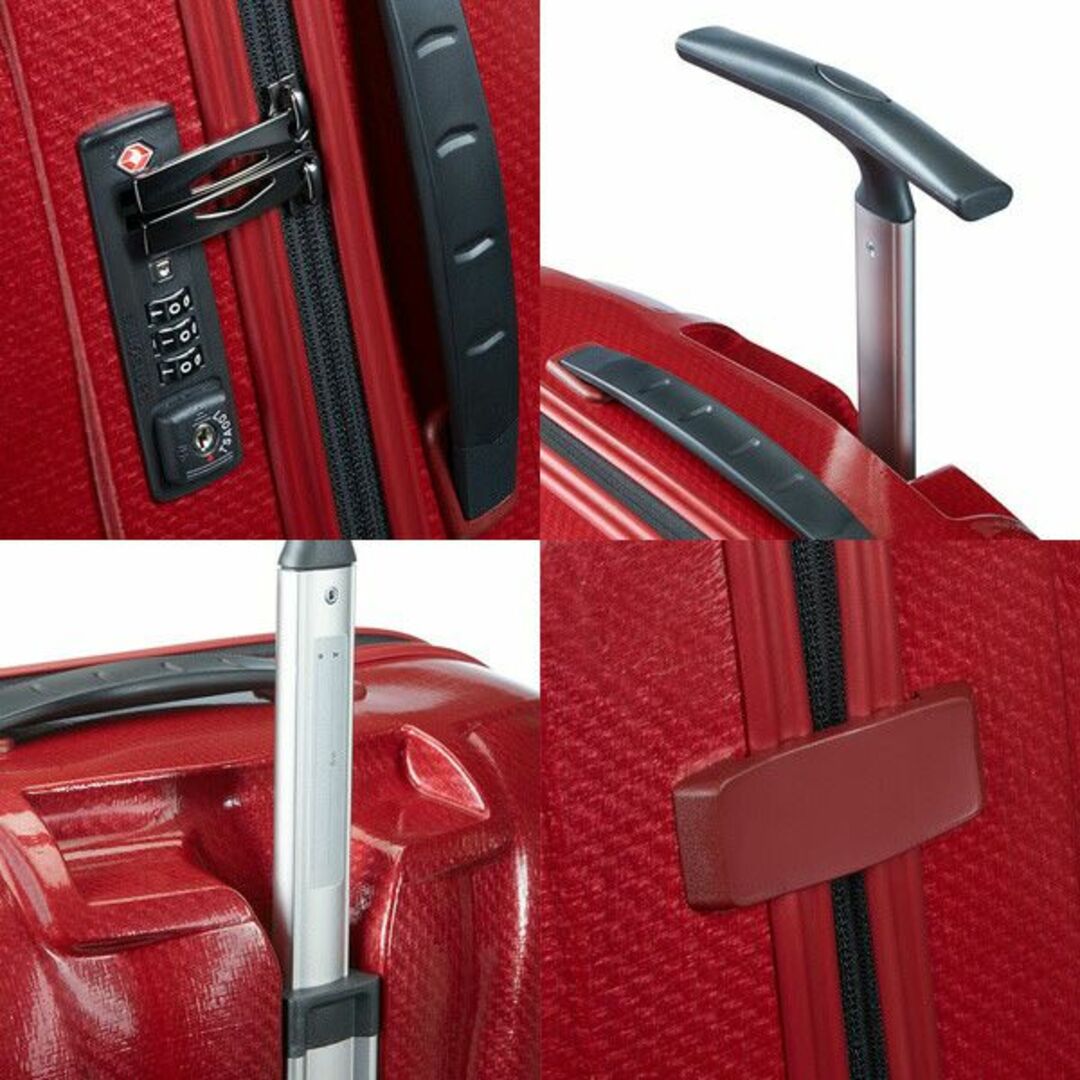 Samsonite(サムソナイト)の(KP0229)訳あり サムソナイト コスモライト 81cm レッド レディースのバッグ(スーツケース/キャリーバッグ)の商品写真