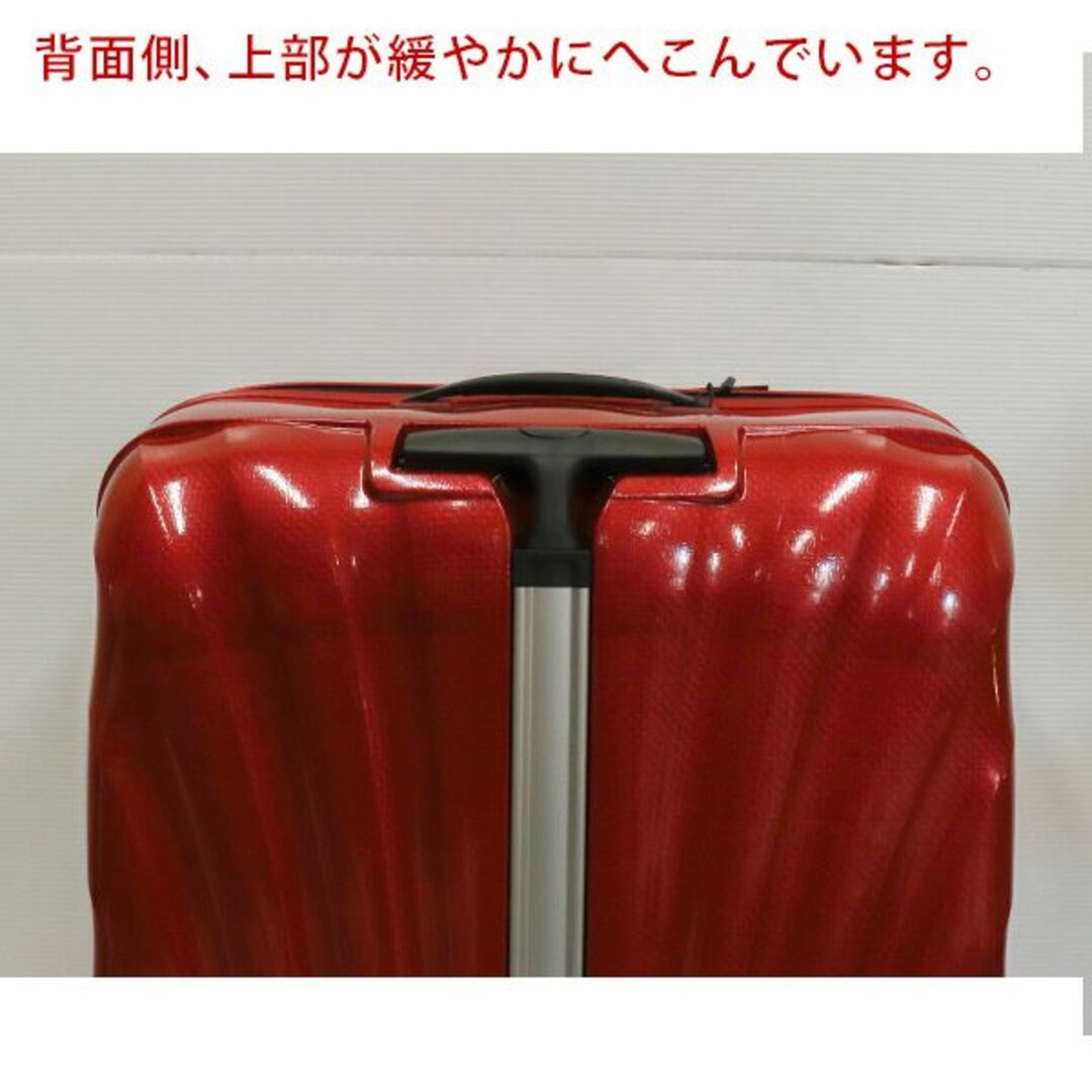 Samsonite(サムソナイト)の(KP0229)訳あり サムソナイト コスモライト 81cm レッド レディースのバッグ(スーツケース/キャリーバッグ)の商品写真