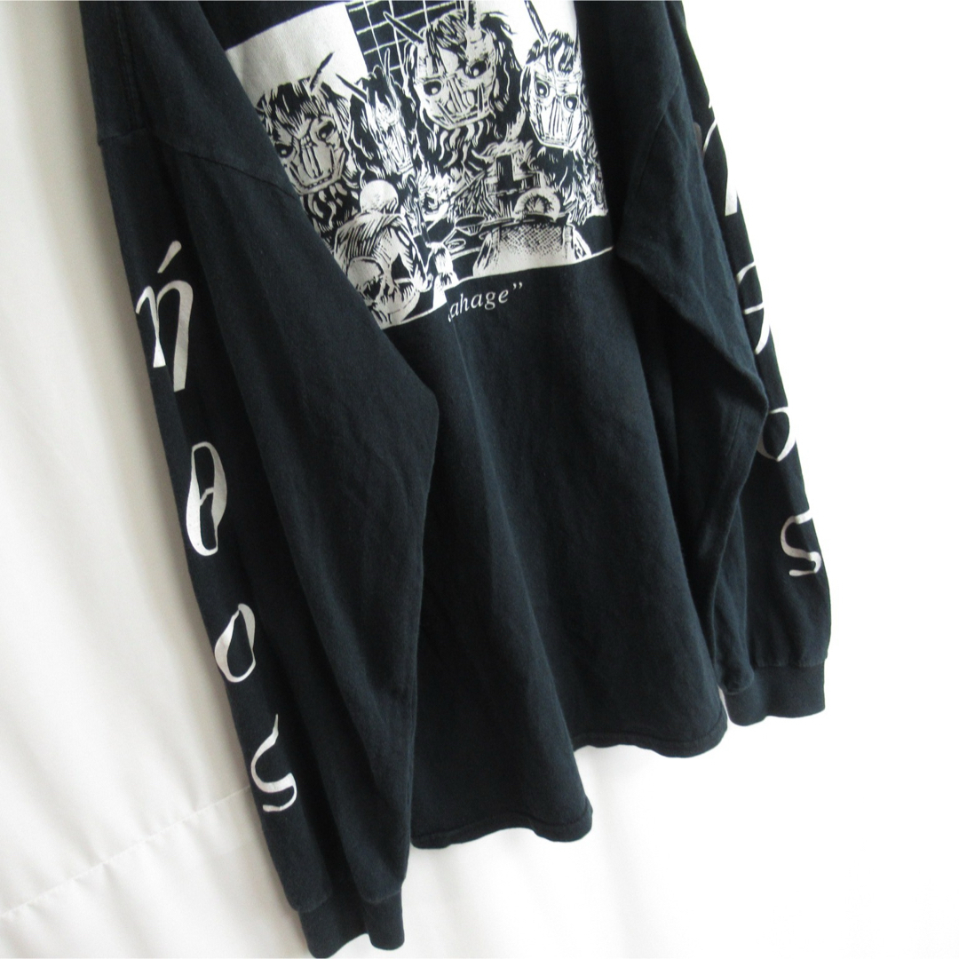 SASQUATCHfabrix.(サスクワッチファブリックス)のSasquatchfabrix モード プリント カットソー Tシャツ 黒 S メンズのトップス(Tシャツ/カットソー(七分/長袖))の商品写真