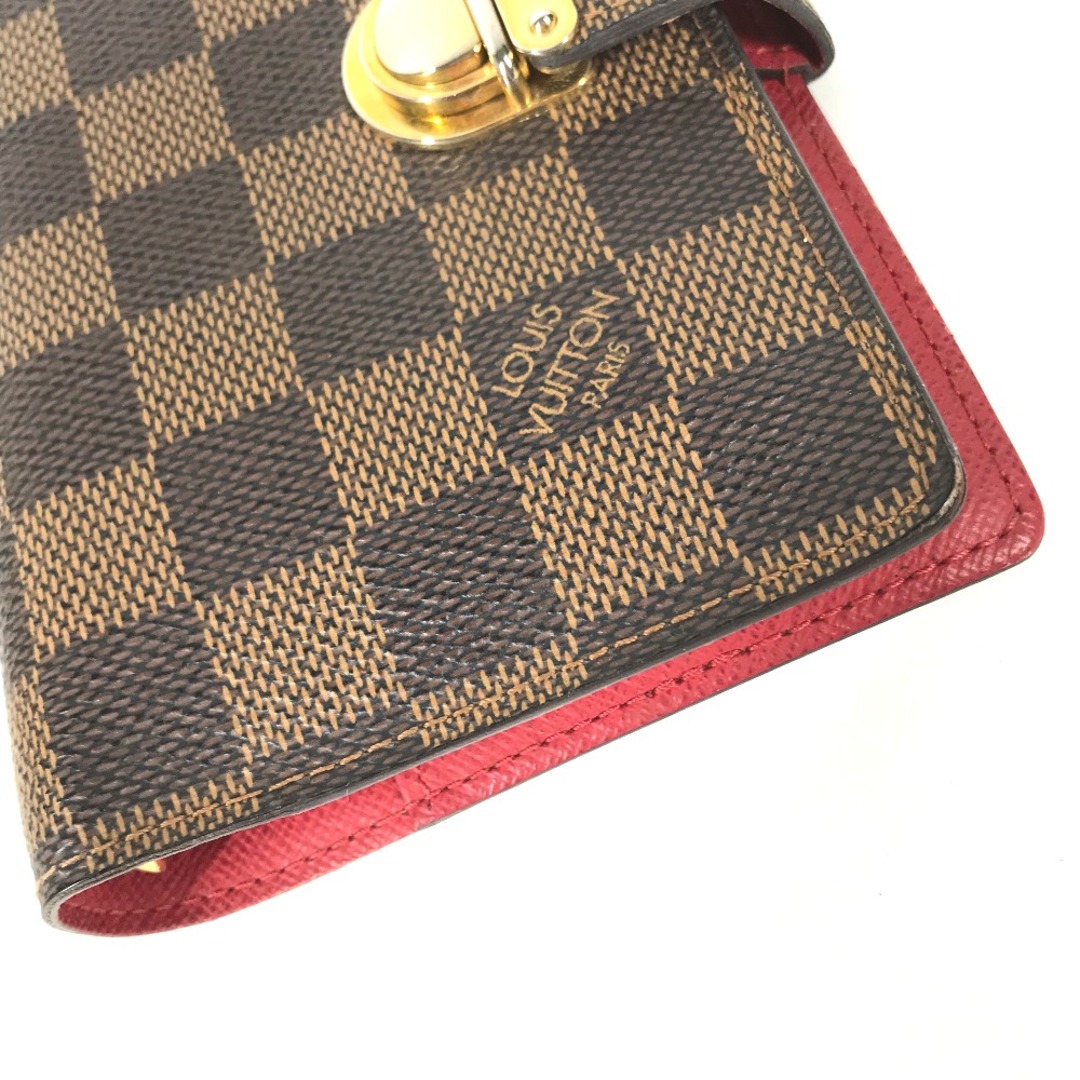 LOUIS VUITTON(ルイヴィトン)のルイヴィトン LOUIS VUITTON アジェンダ コアラ PM  R21011 ダミエ システム手帳 手帳カバー ダミエキャンバス エベヌ ブラウン メンズのファッション小物(手帳)の商品写真