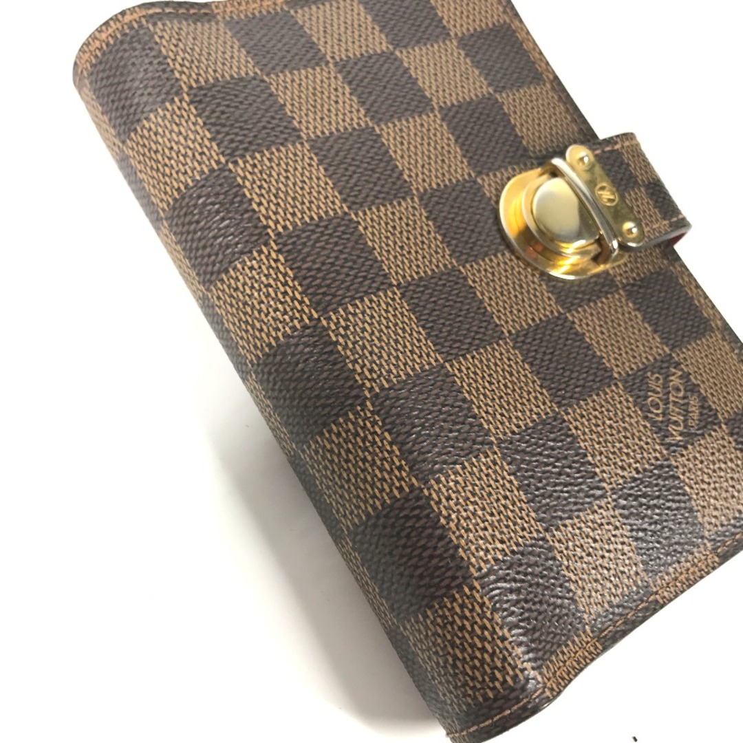 LOUIS VUITTON(ルイヴィトン)のルイヴィトン LOUIS VUITTON アジェンダ コアラ PM  R21011 ダミエ システム手帳 手帳カバー ダミエキャンバス エベヌ ブラウン メンズのファッション小物(手帳)の商品写真