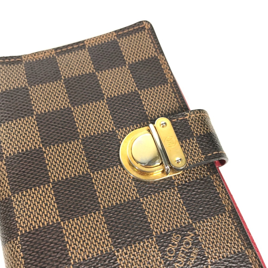 LOUIS VUITTON(ルイヴィトン)のルイヴィトン LOUIS VUITTON アジェンダ コアラ PM  R21011 ダミエ システム手帳 手帳カバー ダミエキャンバス エベヌ ブラウン メンズのファッション小物(手帳)の商品写真