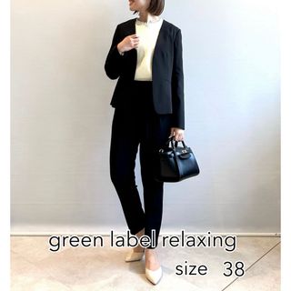 ユナイテッドアローズグリーンレーベルリラクシング(UNITED ARROWS green label relaxing)のgreen label relaxing ノーカラージャケット　38(ノーカラージャケット)